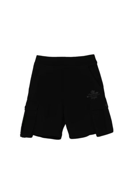 Bermuda con logo DSQUARED2 JUNIOR | DQ2720 D0AC6DQ900